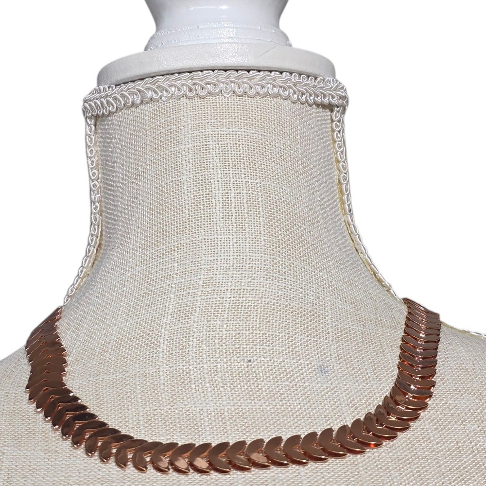 Bronze Tone Necklace Fashion‎ Jewelry Adjustable Choker Flat Arrowhead